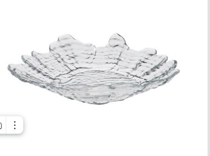 Блюдо 37x28 см h 7,5 см, стекло, прозрачное, Mabel