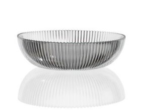 Салатник d 20,5 см h 6 см, стекло, прозрачный, Aria