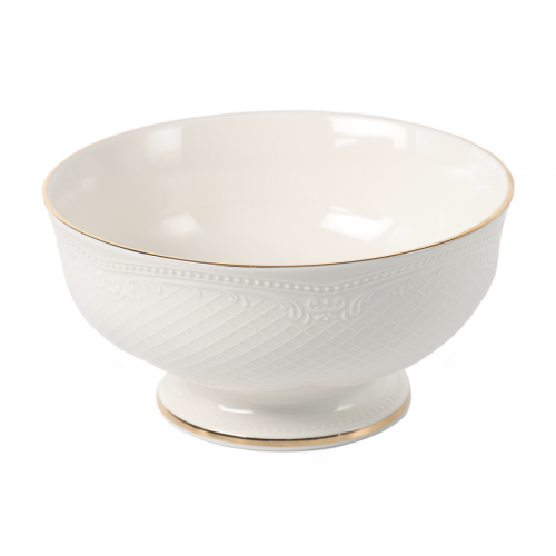 Салатник 21 см, фарфор, 1800 мл,"Aristocrat-Gold"