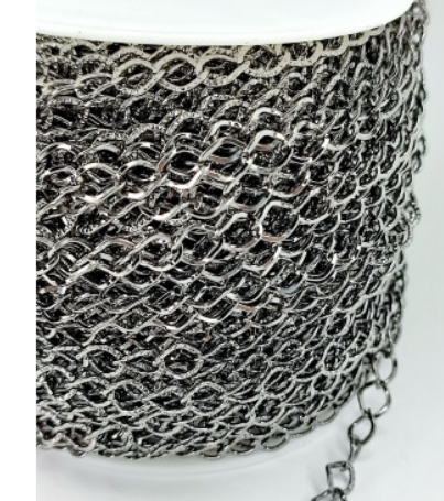 Цепочка декоративная 1,2 мм, 50 м, никель