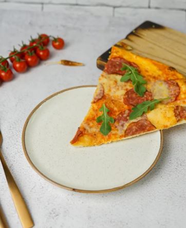 Тарелка для пиццы 20 см бежевая, Seasons Porland (Турция)