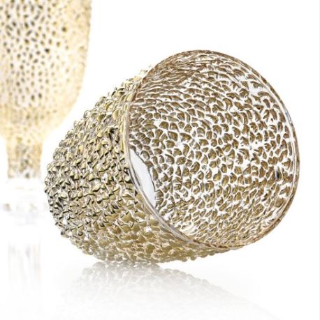 Набор стаканов 6шт стекло/сусальное золото IVV