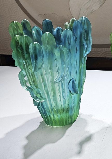 Ваза "Кактус" хрустальное стекло