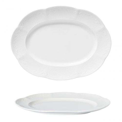 Блюдо овальное 30*23 см, Aristocrat, Noble, фарфор