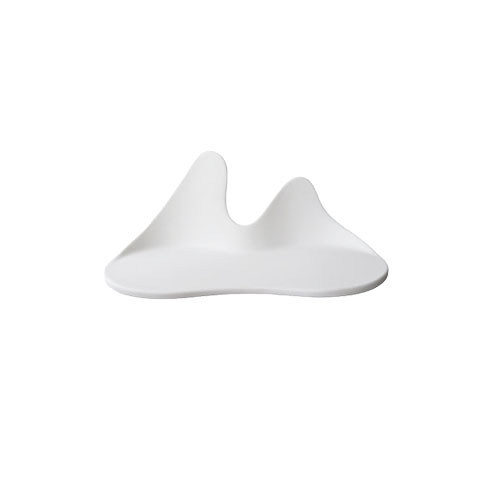 Блюдо для подачи с двумя "ушками" белое матовое 24*12* 9,5 см Cookplay