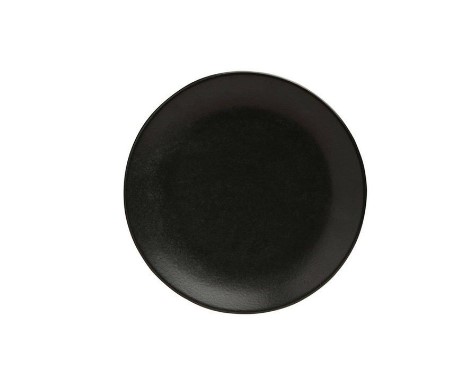 Тарелка плоская 24 см черная, Seasons