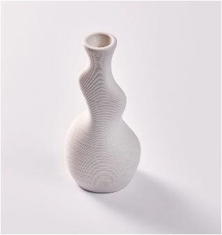 Вазочка волнистая 6,6*14,5 см 3D