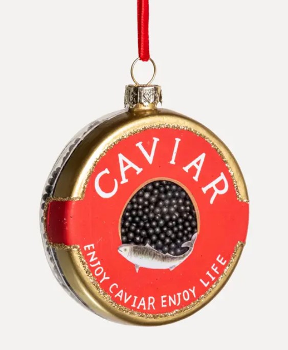 Подвес ИКРА 8x10 см, стекло, красный