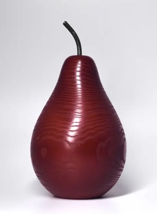 Фигура ГРУША 9х16 см, дерево, бордовый