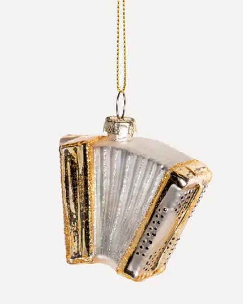 Подвес АККОРДЕОН 7x7 см, стекло, шампань