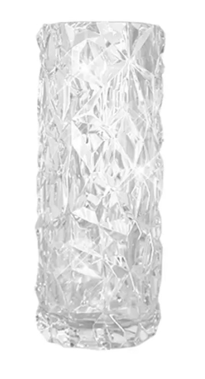 Ваза 12х30 см, поликарбонат, прозрачный