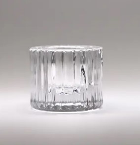 Подсвечник 5х4 см, стекло, прозрачный